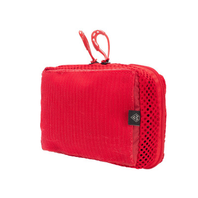 Bolso tela e Velcro EMT 1812 - Vermelho