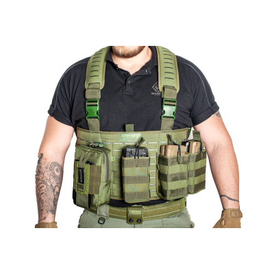 Colete Suspensório Modular Chest Rigs - Verde