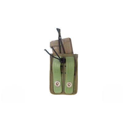 Porta Carregador Modular Fuzil 2X556 OU 1X 7,62 Fenrir - Verde Porta Carregador Modular Fuzil 2X556 OU 1X 7,62 Fenrir - Verde