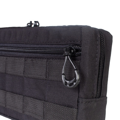 Bolso Modular  Horizontal 2 zip - Preto