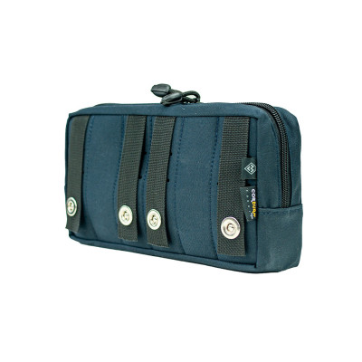 Bolso Modular  Horizontal 2 zip Laser Cut - Azul Dark