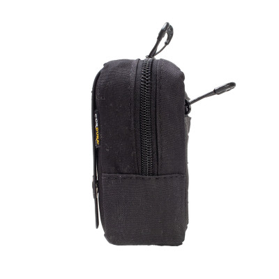 Bolso Modular  Horizontal 2 Zip Laser Cut - Preto