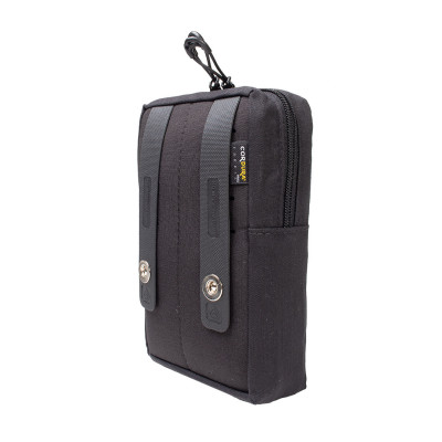 Bolso Modular Vertical 2 zip - Preto