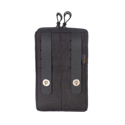 Bolso Modular  Vertical 2 Zip Laser Cut - Preto