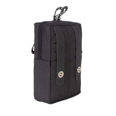 Bolso Modular  Vertical 2 Zip Laser Cut - Preto