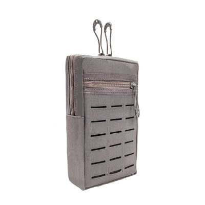 Bolso Modular Vertical 2 zip Laser Cut - Cinza Bandeirante Bolso Modular Vertical 2 zip Laser Cut - Cinza Bandeirante