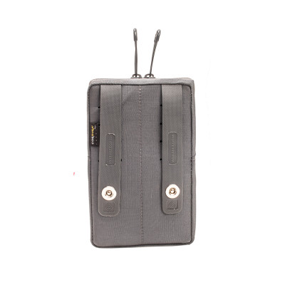 Bolso Modular Vertical 2 zip Laser Cut - Cinza Bandeirante Bolso Modular Vertical 2 zip Laser Cut - Cinza Bandeirante