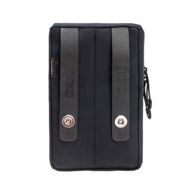 Bolso Modular Vertical 2 zip Laser Cut - Azul Dark