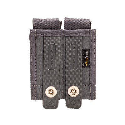 Porta Carregador Modular de Pistola Duplo - Cinza Bandeirante