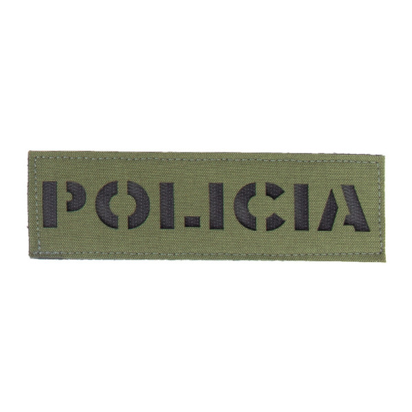 Patch Policia Laser Cut - Verde