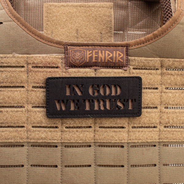 Patch In God - Preto