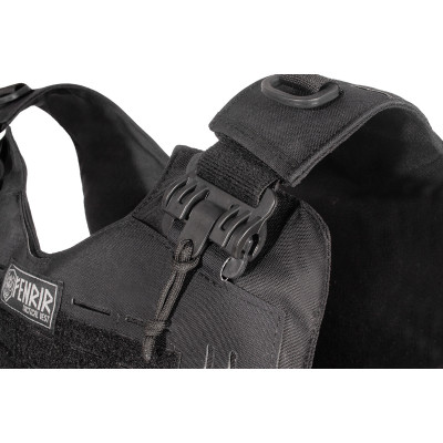 Colete Modular Fenrir 3  Preto - Painéis Kavro