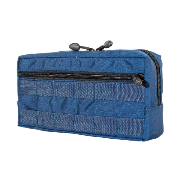 Bolso Modular  Horizontal 2 Zip - Azul