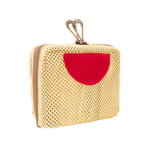 Bolso EMT em tela + Velcro  1515 - Amarelo